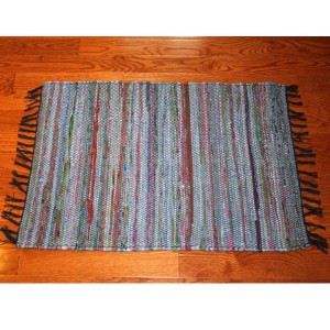 Bay Isle Home One-of-a-Kind Linmore Over-Dyed Hand-Woven Navy Area Rug HOJE1157